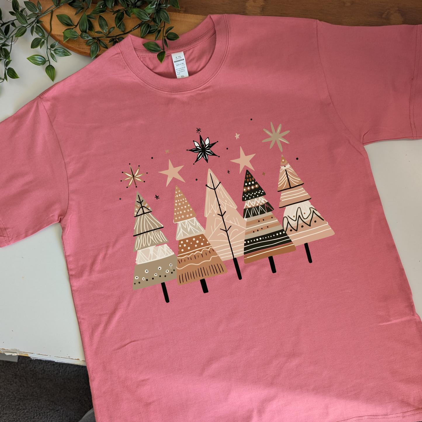 Boho Christmas Trees Tshirt