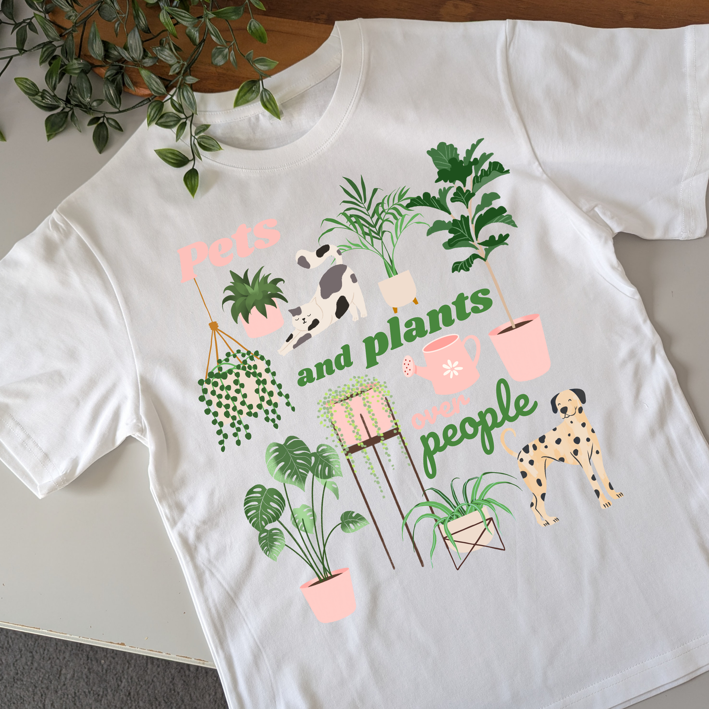 Pets and Plants over People Tshirt