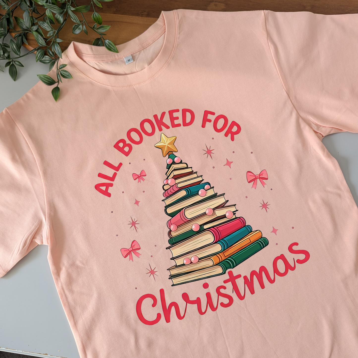 All Booked for Christmas Tshirt
