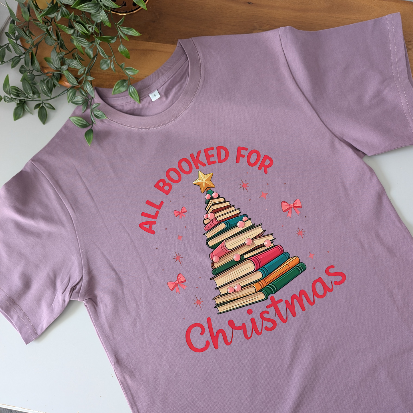 All Booked for Christmas Tshirt