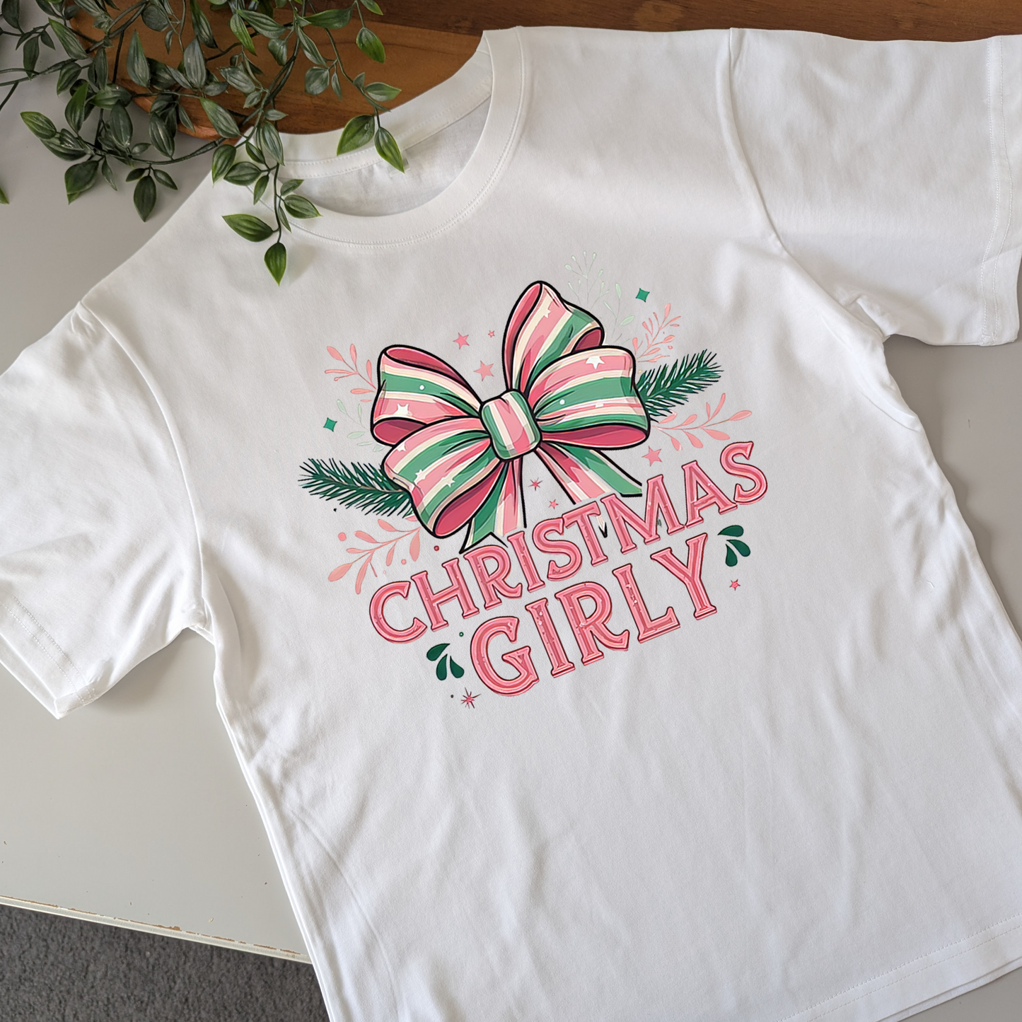 Christmas Girly Tshirt