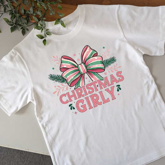 Christmas Girly Tshirt