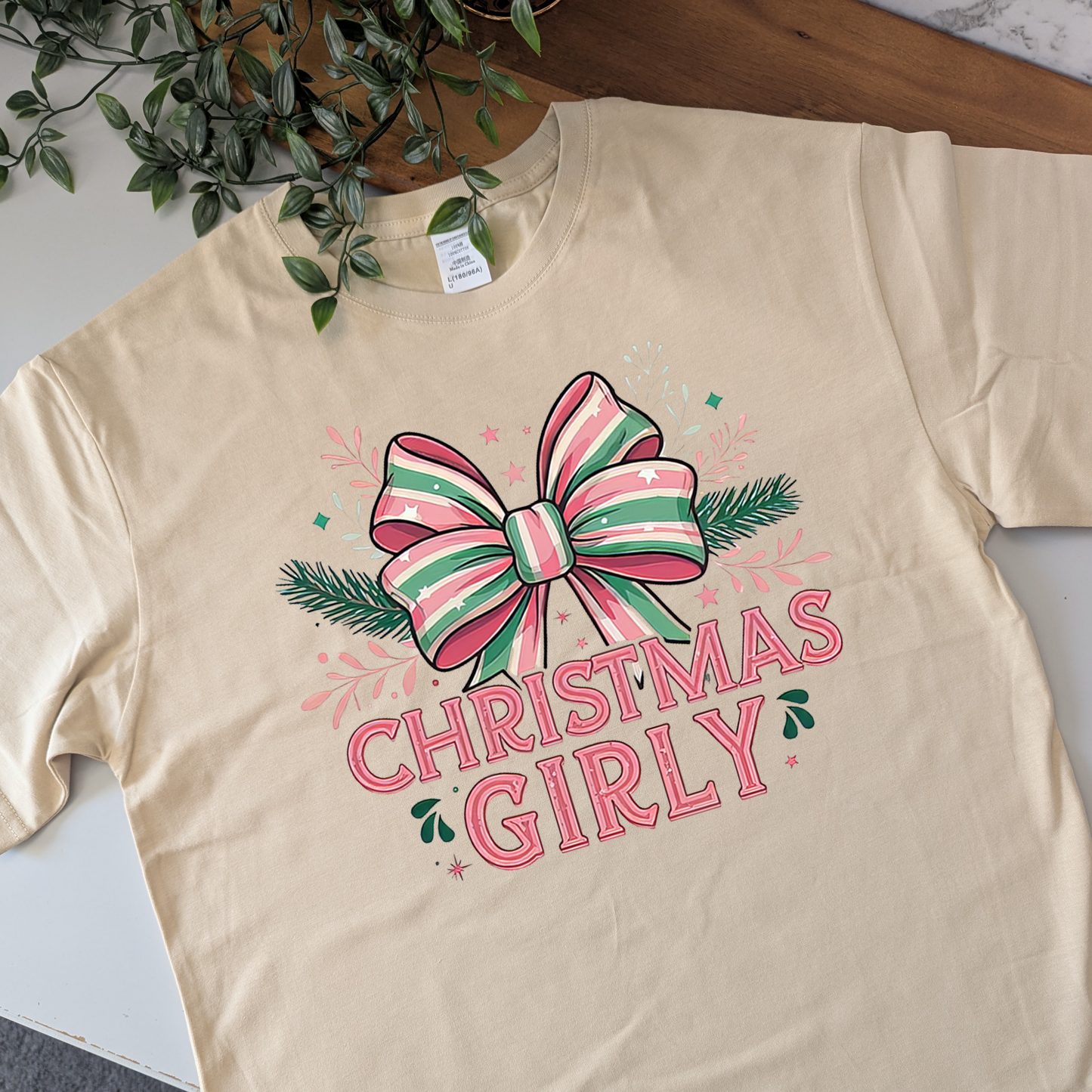 Christmas Girly Tshirt