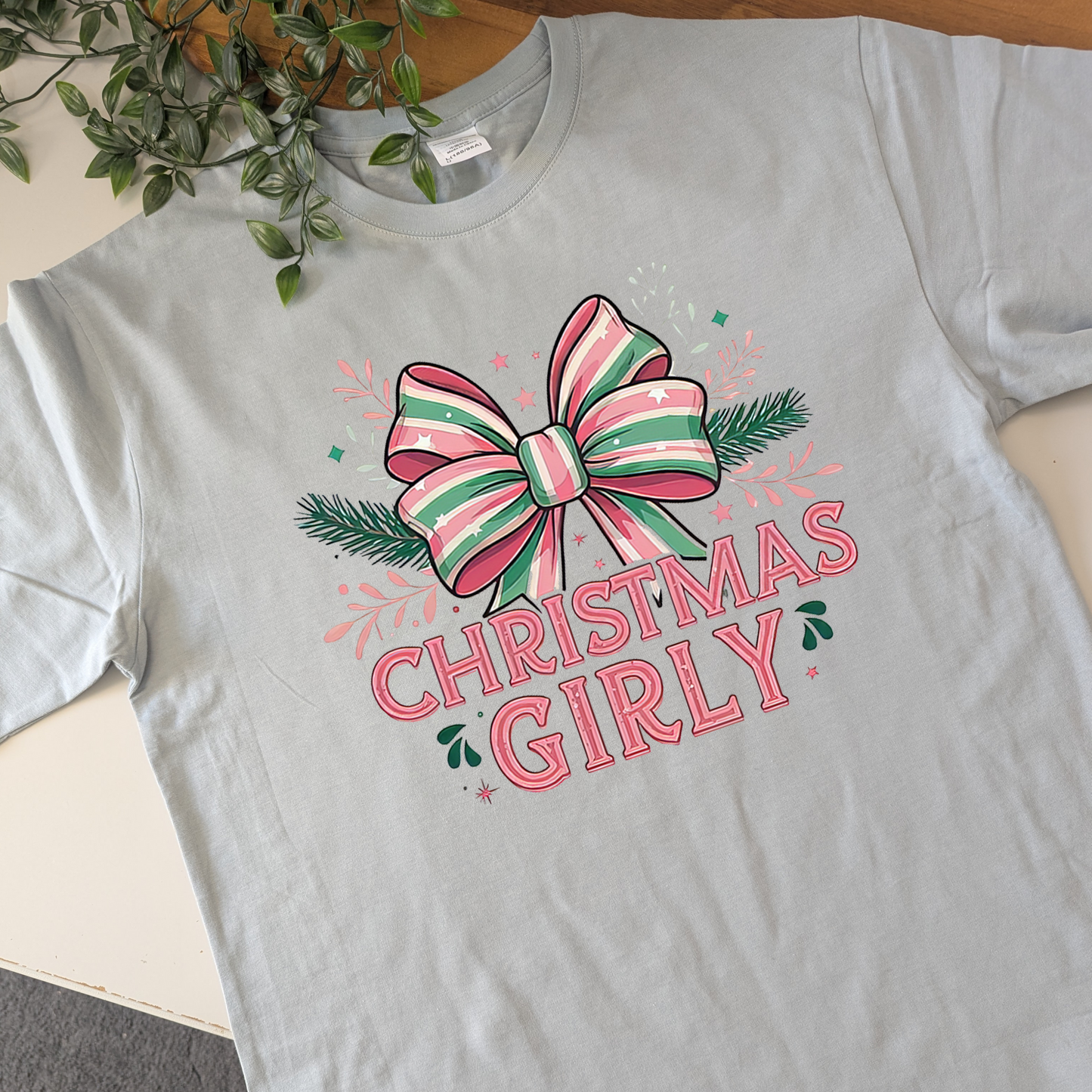 Christmas Girly Tshirt
