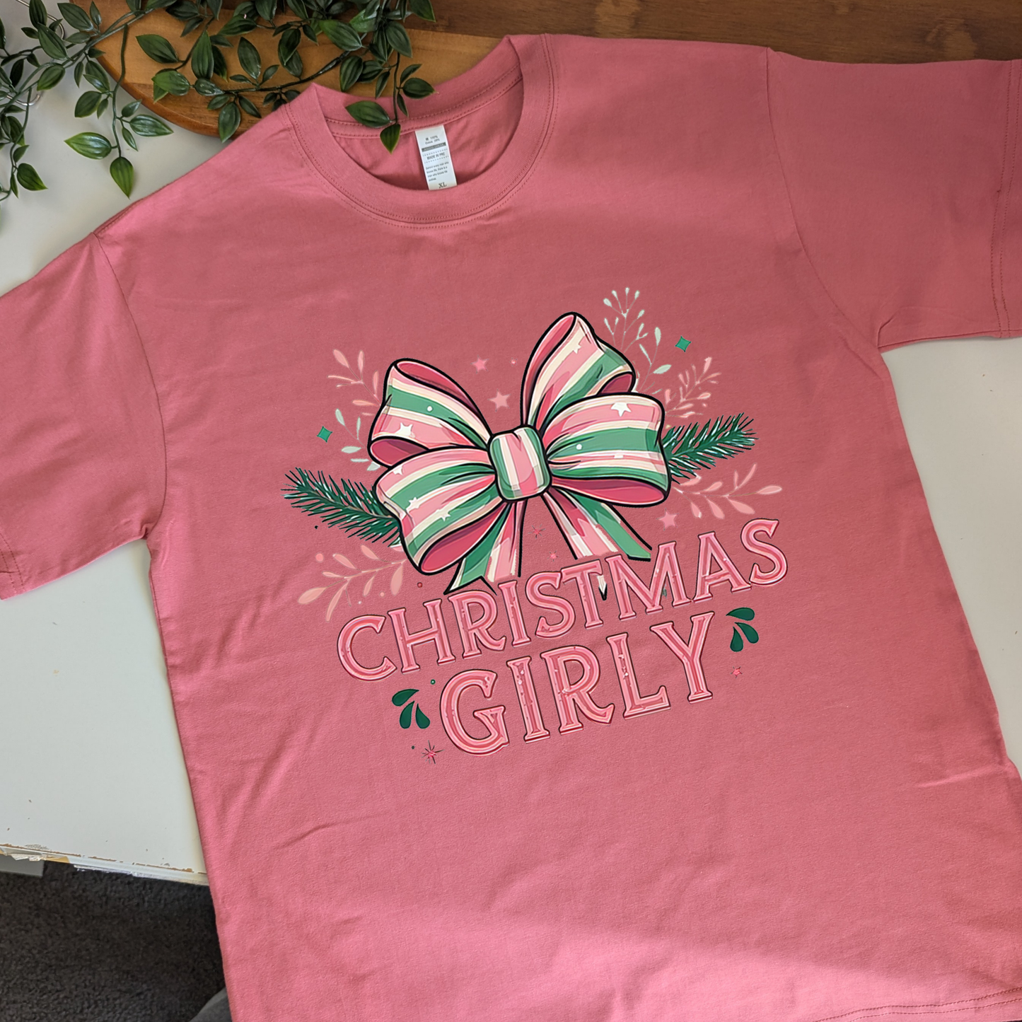 Christmas Girly Tshirt