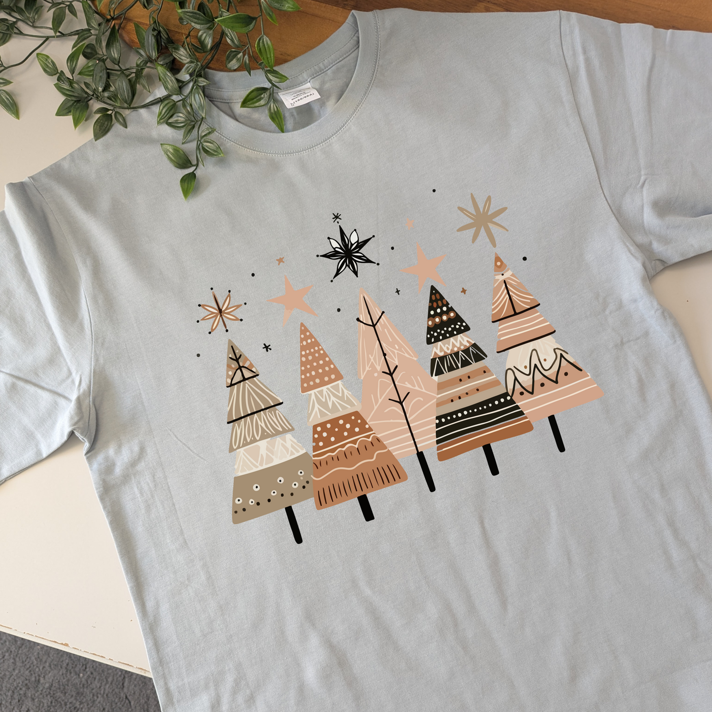 Boho Christmas Trees Tshirt