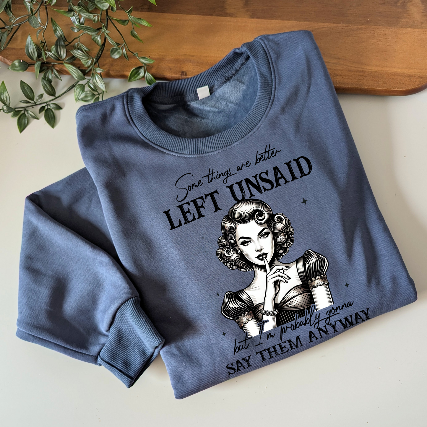 Some things are better left unsaid but I'm probably gonna say them anyway retro fleece jumper