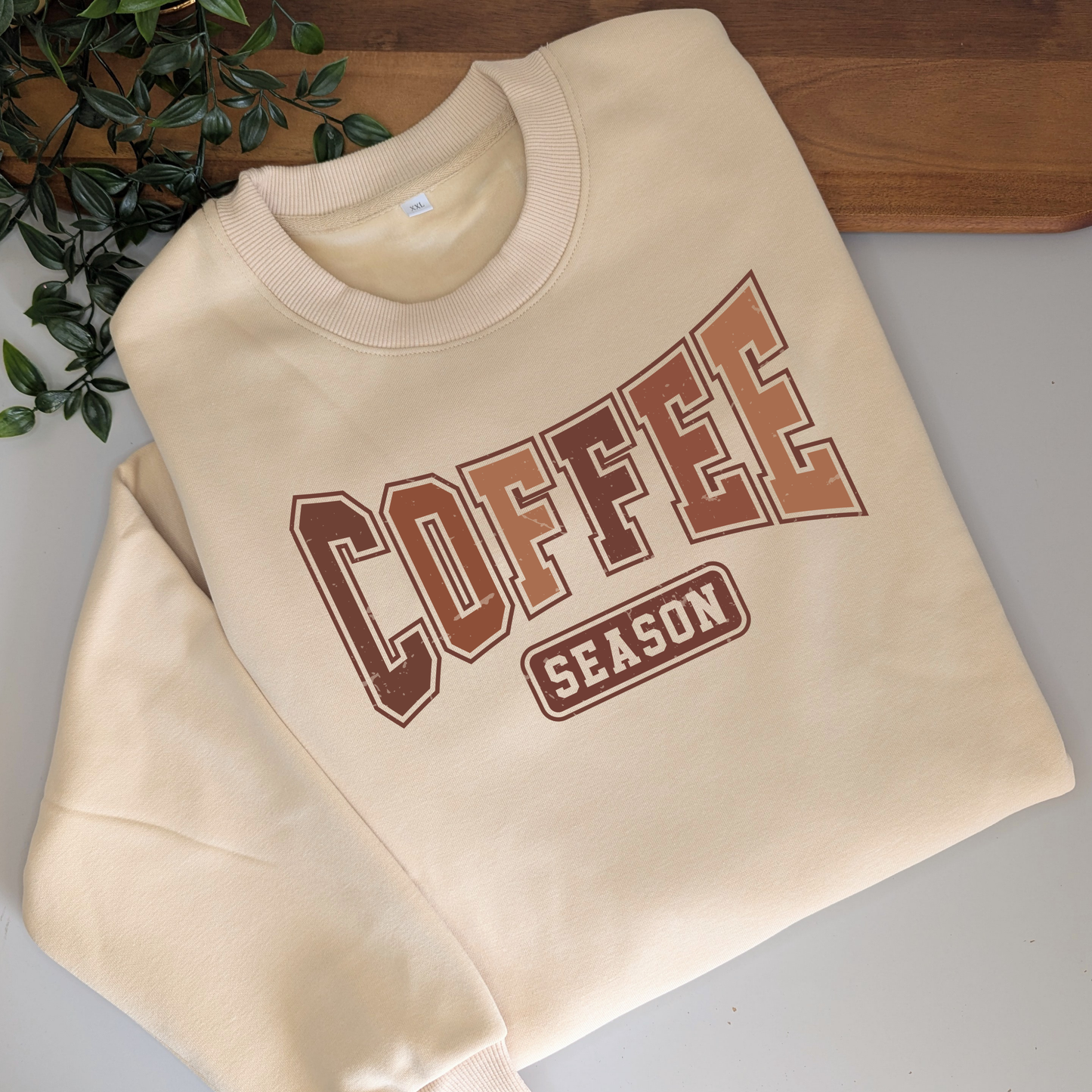 Coffee Season Crewneck Fleece Jumper