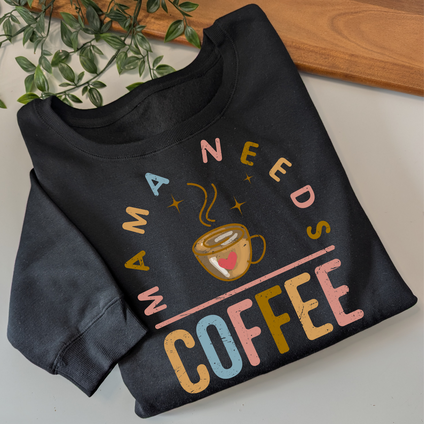 Mama Needs Coffee Fleece Jumper