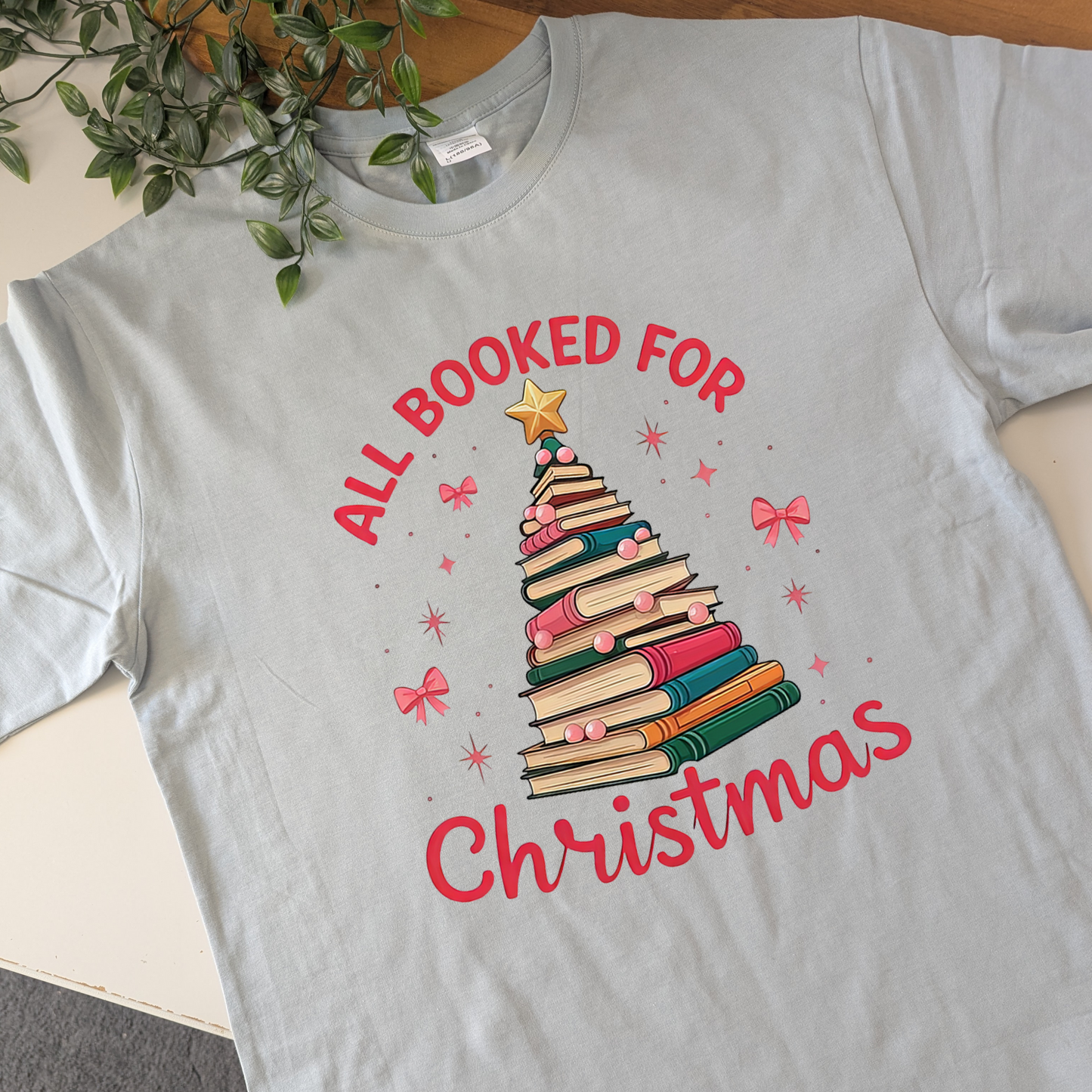 All Booked for Christmas Tshirt