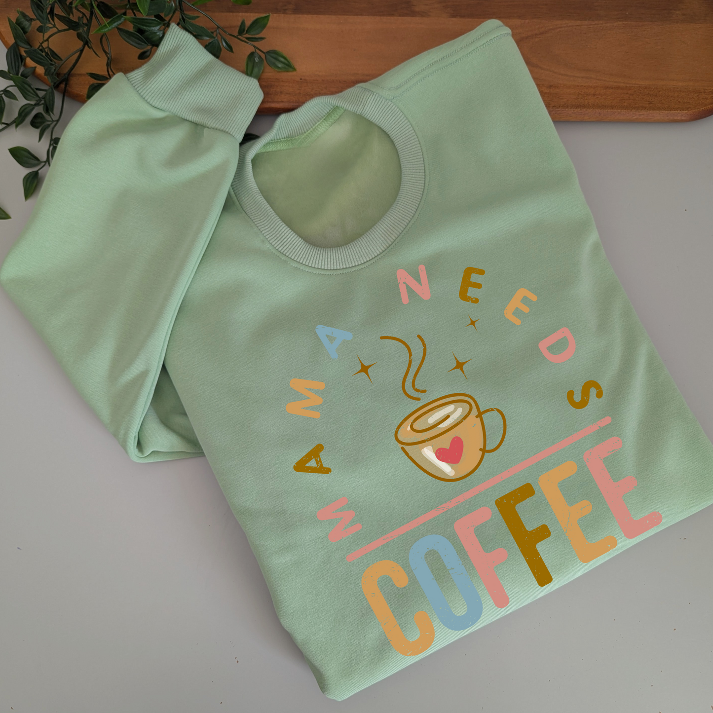 Mama Needs Coffee Fleece Jumper