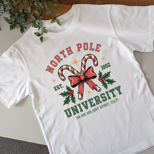 North Pole University Tshirt