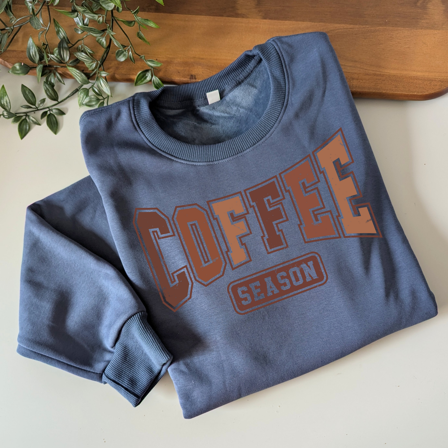 Coffee Season Crewneck Fleece Jumper